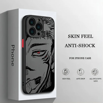 Jujutsu Kaisen Cool New Anime For iPhone 15 14 13 12 11 Mini Pro Max X XR XSMax 6S 7 8 SE 2020 Plus Matte Translucent Phone Case