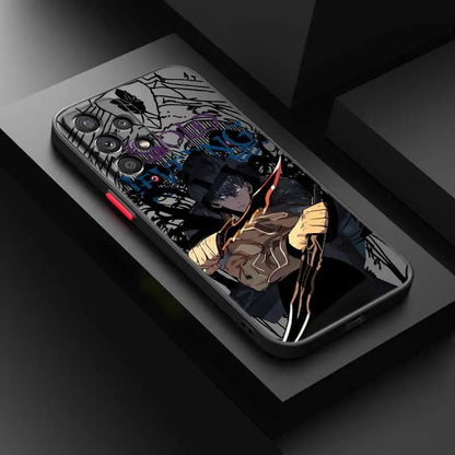 Solo Leveling Adventure Anime Cover For iPhone 17 16 15 14 13 12 11 mini Pro Max Plus Funda Soft Frosted Translucent Phone Case