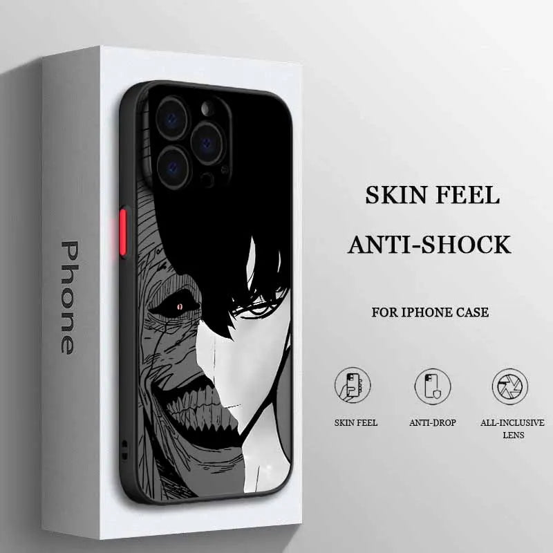 Solo Leveling Adventure Anime Cover For iPhone 17 16 15 14 13 12 11 mini Pro Max Plus Funda Soft Frosted Translucent Phone Case