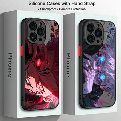 Jujutsu Kaisen Cool New Anime For iPhone 15 14 13 12 11 Mini Pro Max X XR XSMax 6S 7 8 SE 2020 Plus Matte Translucent Phone Case