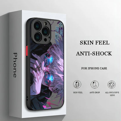 Jujutsu Kaisen Cool New Anime For iPhone 15 14 13 12 11 Mini Pro Max X XR XSMax 6S 7 8 SE 2020 Plus Matte Translucent Phone Case