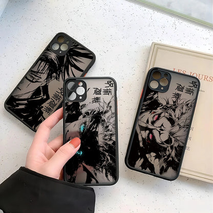 Jujutsu Kaisen Cool New Anime For iPhone 15 14 13 12 11 Mini Pro Max X XR XSMax 6S 7 8 SE 2020 Plus Matte Translucent Phone Case