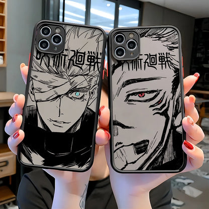 Jujutsu Kaisen Cool New Anime For iPhone 15 14 13 12 11 Mini Pro Max X XR XSMax 6S 7 8 SE 2020 Plus Matte Translucent Phone Case