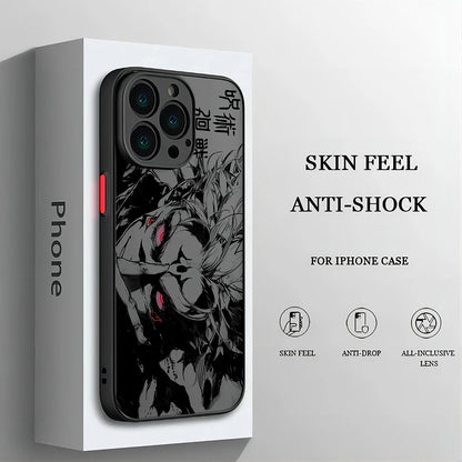 Jujutsu Kaisen Cool New Anime For iPhone 15 14 13 12 11 Mini Pro Max X XR XSMax 6S 7 8 SE 2020 Plus Matte Translucent Phone Case