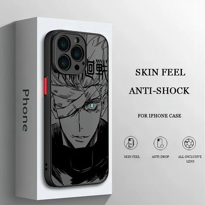 Jujutsu Kaisen Cool New Anime For iPhone 15 14 13 12 11 Mini Pro Max X XR XSMax 6S 7 8 SE 2020 Plus Matte Translucent Phone Case