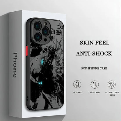 Jujutsu Kaisen Cool New Anime For iPhone 15 14 13 12 11 Mini Pro Max X XR XSMax 6S 7 8 SE 2020 Plus Matte Translucent Phone Case