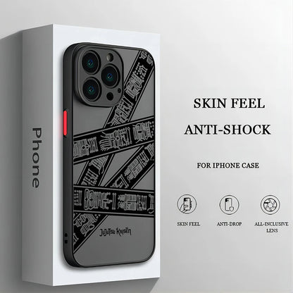 Jujutsu Kaisen Cool New Anime For iPhone 15 14 13 12 11 Mini Pro Max X XR XSMax 6S 7 8 SE 2020 Plus Matte Translucent Phone Case