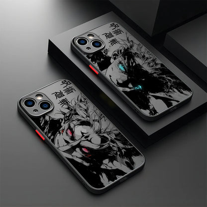 Jujutsu Kaisen Cool New Anime For iPhone 15 14 13 12 11 Mini Pro Max X XR XSMax 6S 7 8 SE 2020 Plus Matte Translucent Phone Case