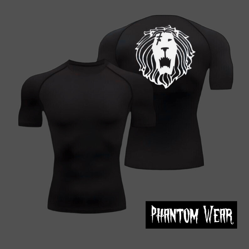Escanor Lion Print Compression Shirt