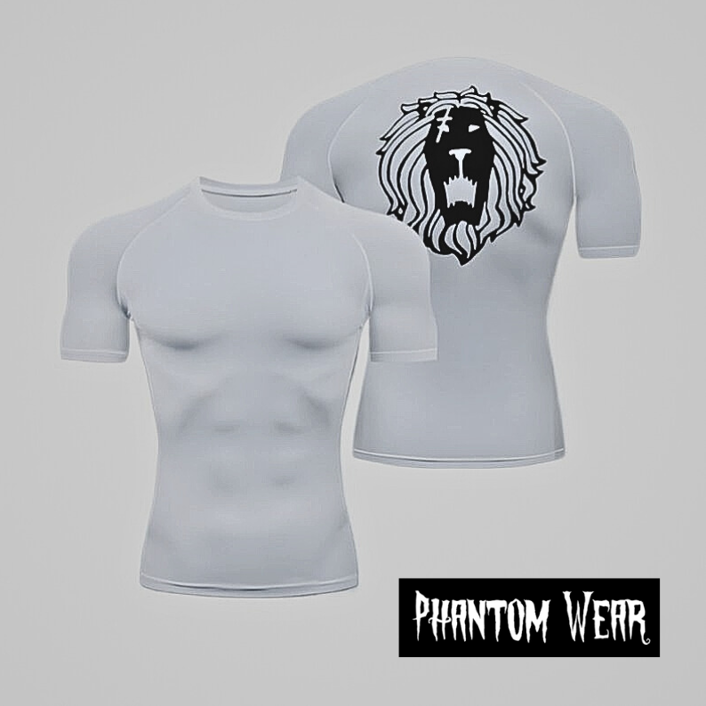 Escanor Lion Print Compression Shirt