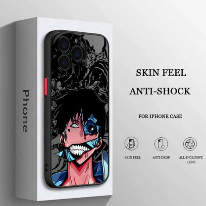 Solo Leveling Adventure Anime Cover For iPhone 17 16 15 14 13 12 11 mini Pro Max Plus Funda Soft Frosted Translucent Phone Case